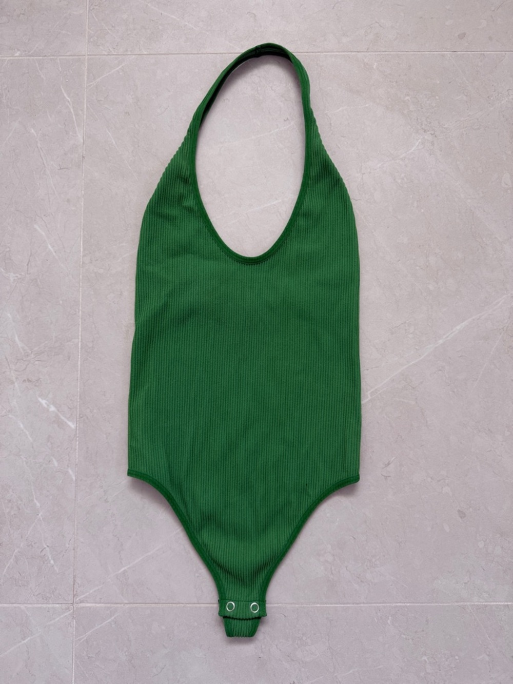 Aritzia halter ribbed bodysuit